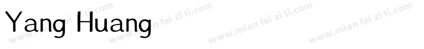Yang Huang字体转换